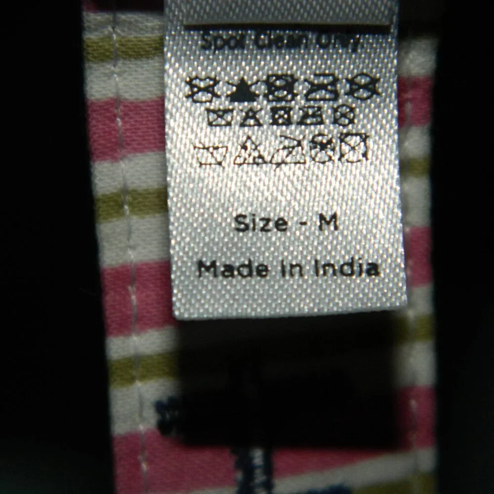 Mark & Graham Block Print Dog Pink Collar 